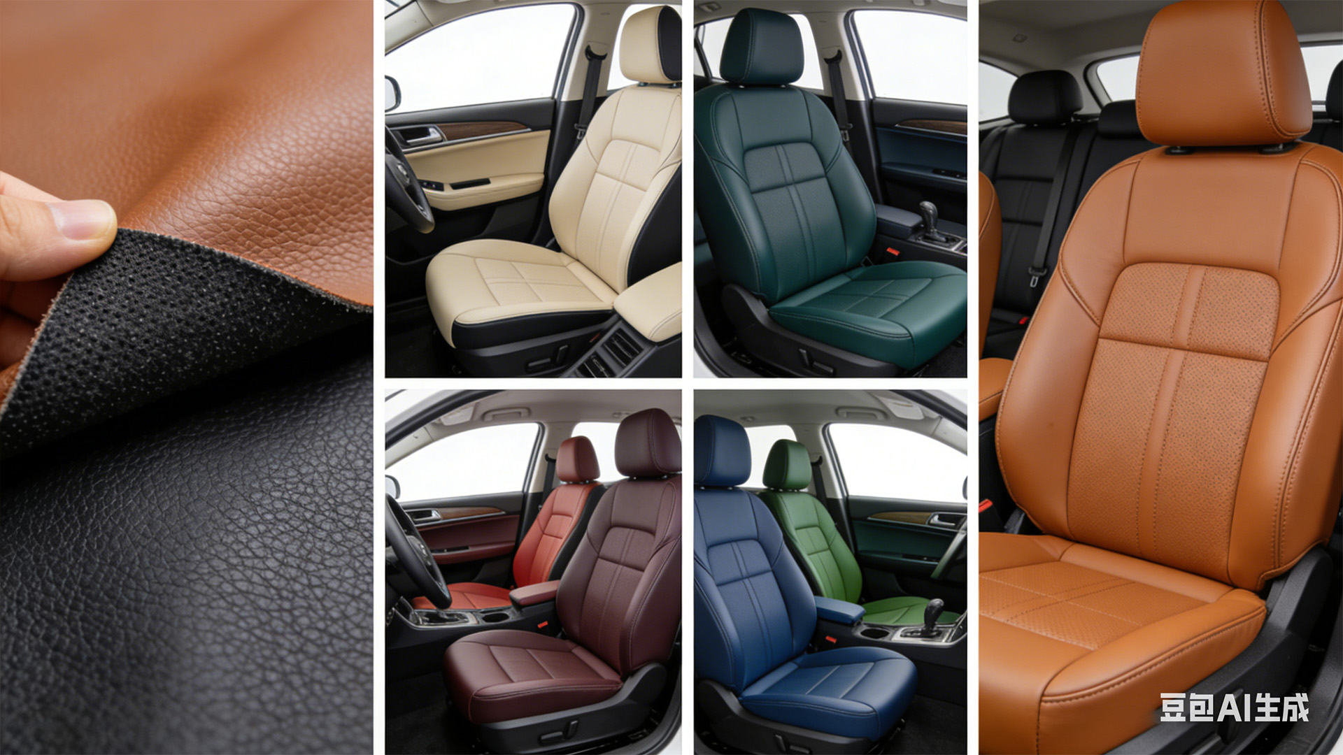 Kůže pro autosedačky a kůže z mikrovlákna pro automobilové interiéry