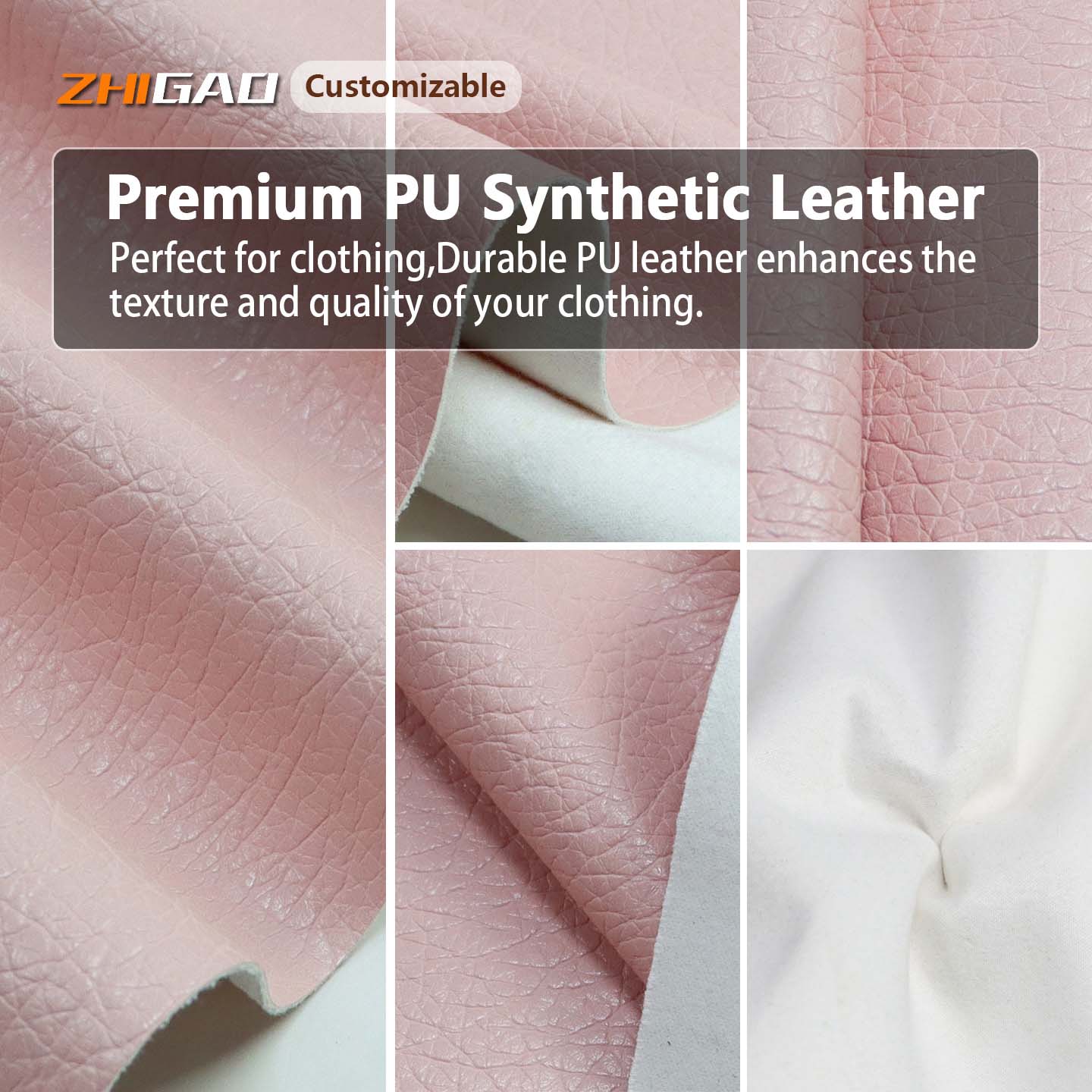 Zhigao Leather Factory vylepšuje oděvní materiály: Nová generace syntetické PU kůže pro oblečení Zhigao Leather Factory vylepšuje oděvní materiály: Nová generace syntetické PU kůže pro oblečení