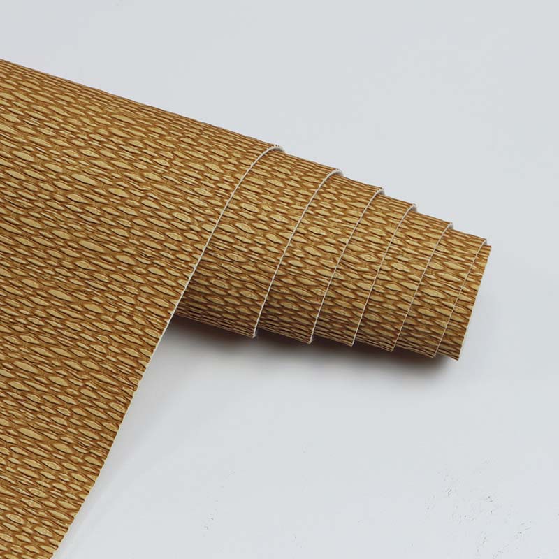 Vzor slámové rohože PVC Kožený materiál čalounění