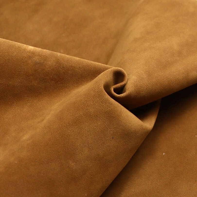 Double Side Suede PU Synthetic Leather Apparel Fabric