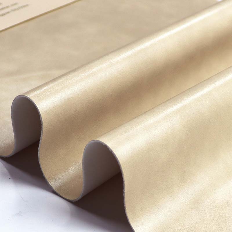 Dvoubarevná olejovaná PVC imitace kůže na rozkládací křeslo