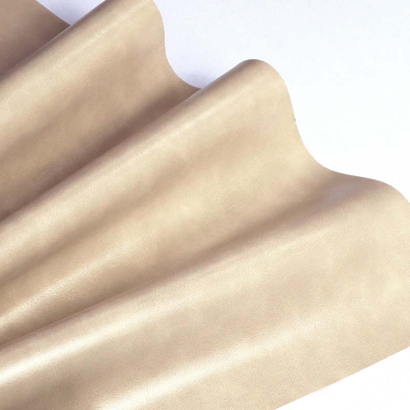 Dvoubarevná olejovaná PVC imitace kůže na rozkládací křeslo
